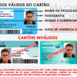 Dados válidos do cartão de estudante - Machu Picchu Ingresso